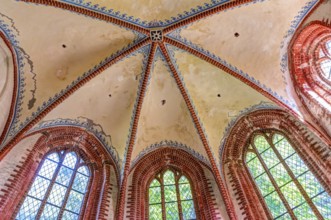 Historical church in Kirchdorf on Poel island, Germany, Europe