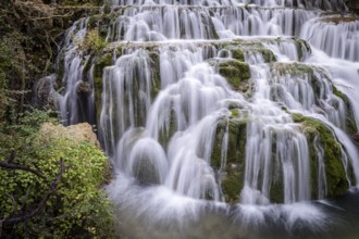 Orbaneja waterfall, Orbaneja del Castillo, Burgos, Spain, Europe