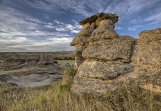 Hoodoo Badlands Alberta Canada Writing on Stone Park