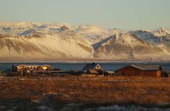 Arnarstapi at the Snäfellsnes Peninsula, Iceland, Europe in Winter, Europe