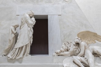 Possagno, Italy, 29 June 2022. Funeral monument to Maria Christina of Austria, by sculptor Antonio