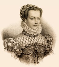 Elisabeth of Austria, 1554-1592, Queen of France as the wife of King Charles IX