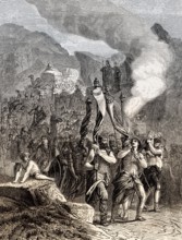 Joshua and the Israelites on the way to the Promised Land, Book of Joshua, Old Testament