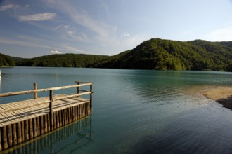 Beautiful landscape in the Plitvice Lakes National Park in Croatia