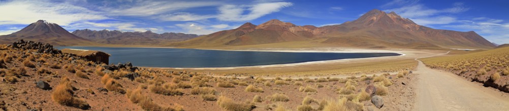 Laguna Miscanti and Laguna Miniques in the Atacama Desert in Chile