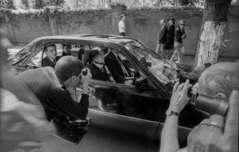 Germany, Berlin, 16 May 1992, burial of Marlene Dietrich at the Waldfriedhof in Friedenau,