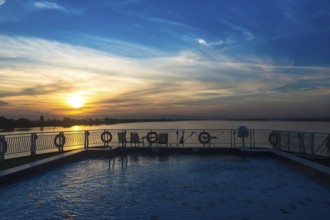 River Nile in Egypt. Luxor