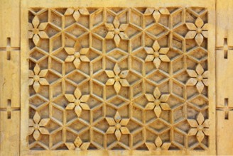 India ornate decoration background sandstone