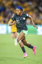 BRISBANE, AUSTRALIA, JULY 27: Rasheedat AJIBADE of Nigeria as Australia plays Nigeria at the FIFA