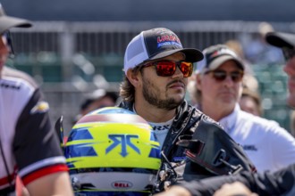 INDYCAR driver, STEFAN WILSON (24) of Sheffield, England and his Dreyer Reinbold Racing Chevrolet
