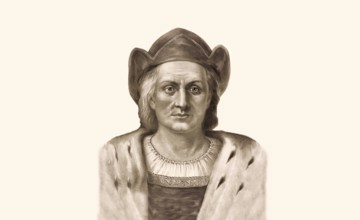 Christopher Columbus, 1451, 1506, Italian navigator, digitally optimized
