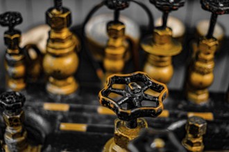Steam locomotive of the machine room. Shooting Location: Tokyo metropolitan area