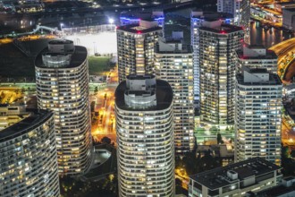 Night view seen from the Yokohama Landmark Tower. Shooting Location: Yokohama-city kanagawa