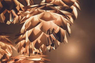 Image of a stylish orange lighting. Shooting Location: Tokyo metropolitan area