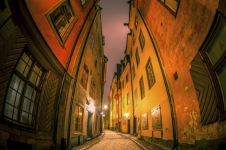 Stockholm residential area Sweden. Shooting Location: Sweden, Stockholm