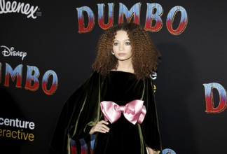 Nico Parker at the World premiere of 'Dumbo' held at the El Capitan Theatre in Hollywood, USA on