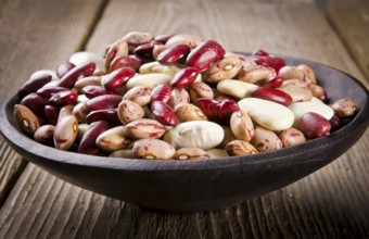 Bowl with beans