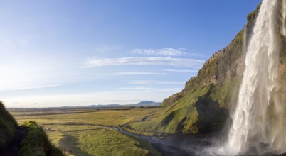 Seljalandsfoss waterfall, South Iceland, Iceland, Europe