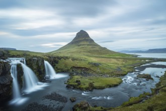 Kirkjufell Mountain in Summer. Iceland