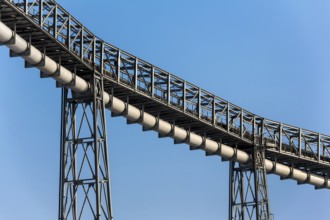 Pipeline for industrial purposes, symbolic photo for transport, industrial construction, security