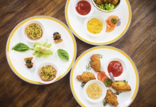 Mixed french brittany tapas snack starters selection