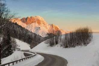 Sunrise in Germany Alps, Berchtesgaden, Bavaria, Germany, Europe