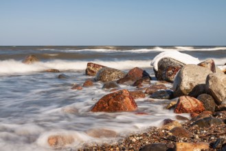 The Baltic Sea coast near Kühlungsborn in winter