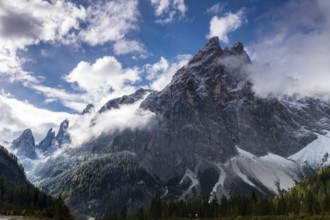 Val Fiscalina with Zwölferkofel, Dolomites, South Tyrol
