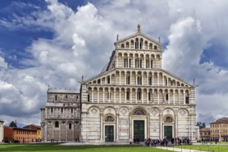 Medieval cathedral of the Archdiocese of Pisa, entitled to Santa Maria Assunta, Italy, Europe