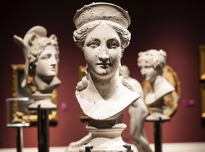 Bassano del Grappa, Italy, January 2023: antique sculpture by Antonio Canova, museum collection,