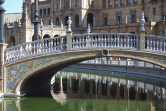 Bridge at the Plaza de Espana in Seville