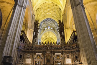 Nave of Seville Cathedral, Andalusia, Spain Seville, Spain, Europe