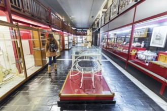 Asturias, Spain, November 19, 2018: Mining museum of Asturias, The complex includes the information