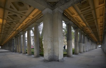 Columns in the Alte Nationalsgalerie in Berlin