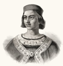 Wenceslaus, Wenceslas, Wenzel, nicknamed the Idle, 1361-1419, German King, King of Bohemia as