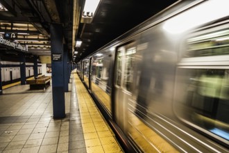 New York subway image. Shooting Location: New York, Manhattan