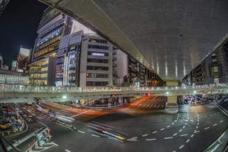 Shibuya night view (Shibuya station square). Shooting Location: Shibuya -ku, Tokyo