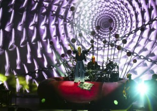 The US-American singer Pink live (buergerl. (Alecia Beth Moore) will be on stage at the Waldbuehne