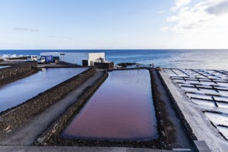 Fuencaliente de Palma, Spain, August 12, 2021: Salt Mine of Fuencaliente in the island of La Palma,