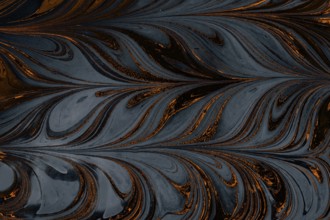 Abstract marbling floral pattern for fabric, tile design. background texture