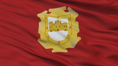 La Serena City Flag, Country Chile, Closeup View