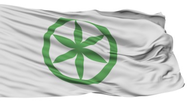 Padanian Nationalistic Flag, Isolated On White Background