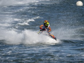 Olbia, Italy - September 16 - 20192 Aquabike world Championship gran prix of Italy