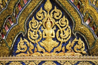 Grand palace temple detail bangkok thailand