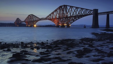 Europe, Scotland, railway bridge, Firth of Forth, railway bridge, fjord, fjord, Forth Bridge,