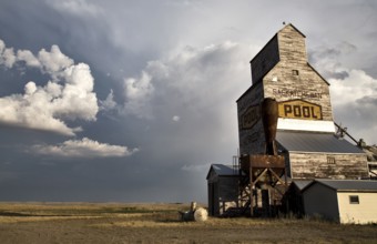 Storm Clouds Canada rural countryside Prairie Scene