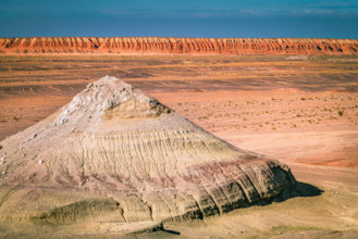 Landscape formation of Shar canyons. Gobi-Altai province, Mongolia, Asia