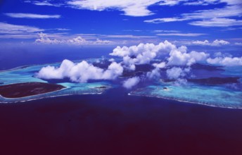 French Polynesia: Airshot from Bora Bora Island