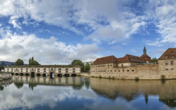 The Barrage Vauban, or Vauban Dam, is a bridge, weir and defensive work erected in the 17th century