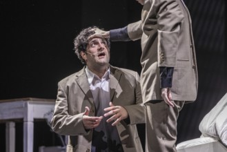 Trial based on Franz Kafka at the Maxim Gorki Theatre in Berlin in a production by Oliver Frljic .